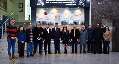 İnternet Gazetecileri ÇOMÜ’yü Ziyaret Etti