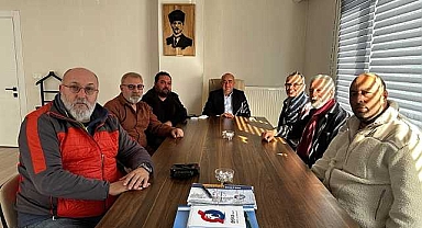 Ayhan Gider Çanakkale İnternet Medya Derneği Yönetimiyle Buluştu