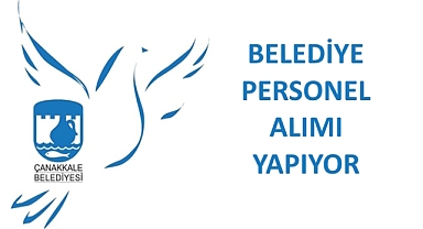 Çanakkale Belediyesi Personel Alımı Yapıyor