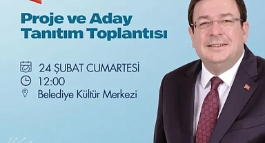 CHP'li Erkek'in Proje ve Aday Tanıtım Toplantısı 24 Şubat'ta