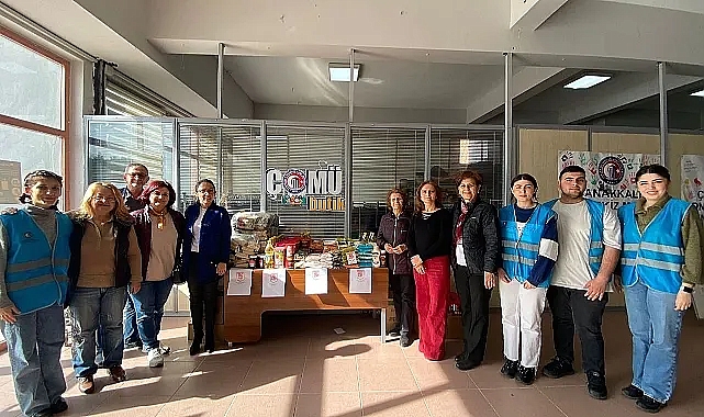 Yardım severlerden ÇOMÜ Butik'e destekler sürüyor