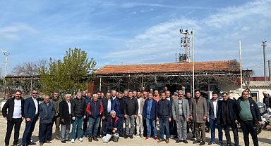 AKSU BALIKÇILARLA BULUŞTU