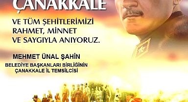 Mehmet Ünal Şahin ''Çanakkale Zaferi, Şanlı Kahramanlık Destanlarımızdan Birisidir''