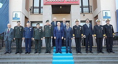 MİLLİ SAVUNMA BAKANI YAŞAR GÜLER, ÇANAKKALE VALİLİĞİNİ ZİYARET ETTİ
