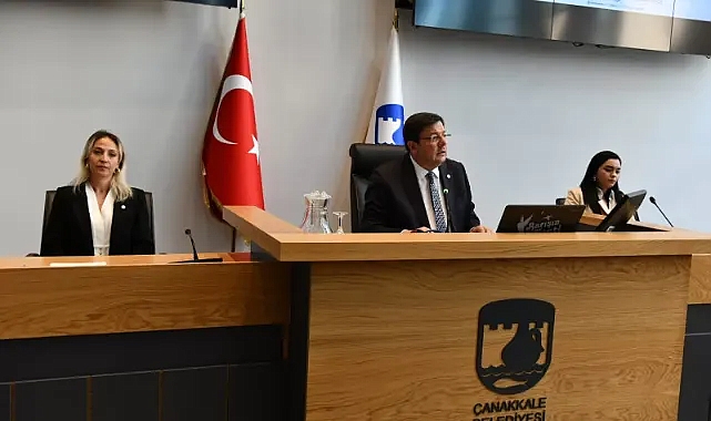 Çanakkale belediyesi İlk Meclis toplantısını gerçekleştirdi