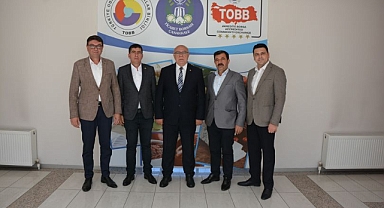 Ezine Oda Başkanlarından, Başkan Deniz’e İş Birliği Ziyareti