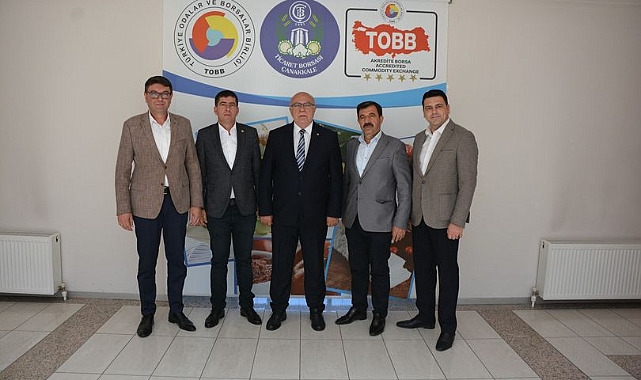 Ezine Oda Başkanlarından, Başkan Deniz’e İş Birliği Ziyareti