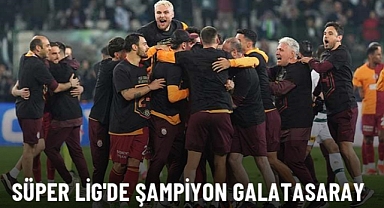 Aslan mucizeye izin vermedi! ''Süper Lig'de şampiyon Galatasaray''