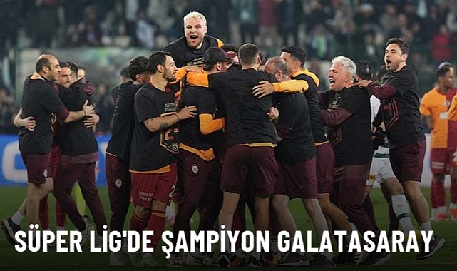Aslan mucizeye izin vermedi! ''Süper Lig'de şampiyon Galatasaray''
