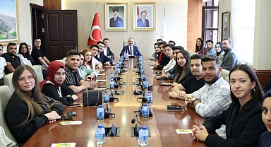 ÇOMÜ öğrencileri Turan’ı ziyaret etti