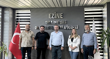 Gazeteciler sanayinin merkezi Ezine OSB’yi ziyaret etti