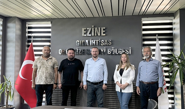 Gazeteciler sanayinin merkezi Ezine OSB’yi ziyaret etti