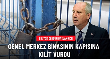 Muharrem İnce Partisinin Kapısına Kilit Vurdu