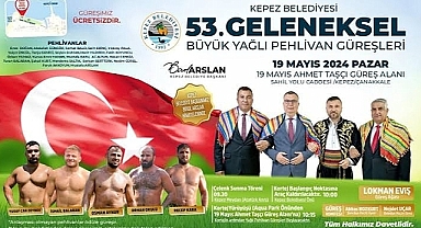 Ünlü Pehlivanlar 19 Mayısta Kepezde...