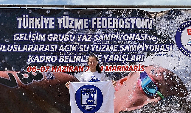 Çanakkale Belediye spor, Sporcusu Defne Bahar Türkiye'yi temsil edecek