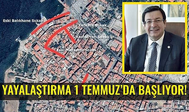 Çanakkale'de Çarşı Bölgesi Araç Trafiğine Kapatılıyor!