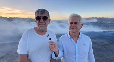 İl Genel Meclis Başkanı Ertuğrul yangın bölgesinde: "Caydırıcı önlemler alınmalı"