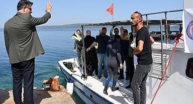 Istakoz yavruları denize bırakıldı