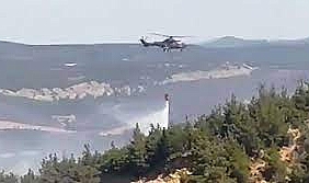 MSB’den yangın söndürme çalışmalarına destek