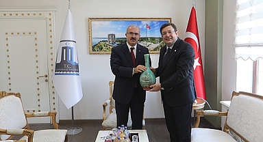 Belediye Başkanı Erkek'ten Vali Toraman'a ziyaret