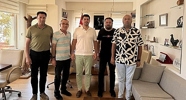 Çanakkale İnternet Gazetecileri Derneği, Küçükkuyu Belediye Başkanı Gürel'i ziyaret etti