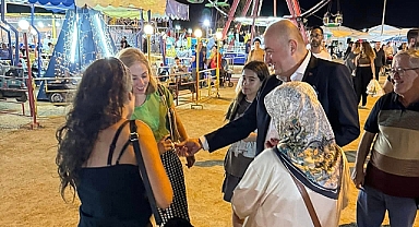 AK Parti Milletvekili Gider,Gelibolu Panayırında Vatandaşlarla Bulıştu