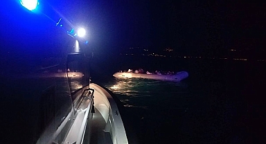 Ayvacık'ta 40 kaçak göçmen yakalandı