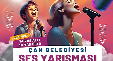 Çan Belediyesi'nden Ses Yarışması etkinliği