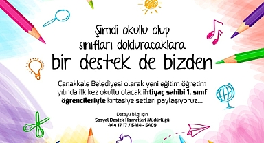 Çanakkale Belediyesi ''Bir Destek de Bizden''