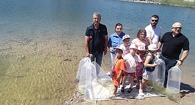 Çanakkale'de Balıklandırma projesi ile su altı zenginleşiyor