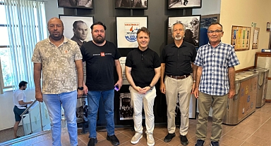 GAZETECİLERDEN BAŞKAN SOYUAK'A ZİYARET