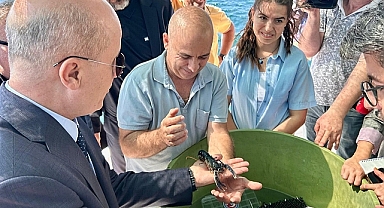 Istakoz Yetiştirme Projesine YÖK Başkanı'ndan destek