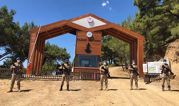 Kazdağları Milli Parkı'na Girişler Durduruldu