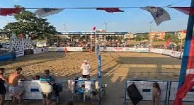 Lapseki'de Plaj Voleybolu Erkekler Final Maçları