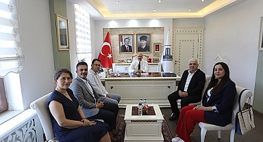 Madenciler Vali Toraman'ı ziyaret etti