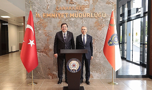 Belediye Başkanı Erkek, Emniyet Müdürü Kurt'a Nezaket Ziyaretinde Bulundu