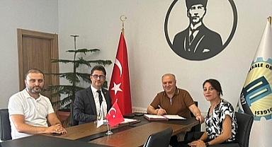 ÇOMÜ Çanakkale OSB Arasında 'İşletmede Mesleki Eğitim Programı'' Protokolü