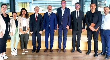 ÇOMÜ Rektörlüğü'nün Oluşturduğu Heyet, Türk - Alman Ticaret ve Sanayi Odası’nı Ziyaret Etti.