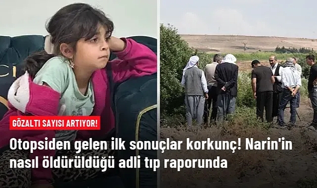 Otopsiden gelen ilk sonuçlar korkunç! Narin'in nasıl öldürüldüğü adli tıp raporunda