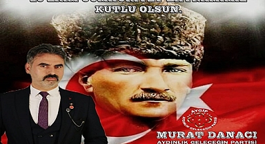 AYGİP Genel Başkanı Danacı, Cumhuriyet ''İnsan olmak insanca yaşamaktır''.