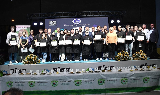Biga Fuarında Yemek ve Tatlılar Yarıştı