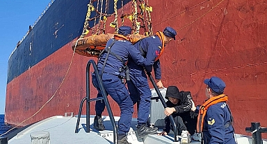 Bozcaada'da tıbbi tahliye