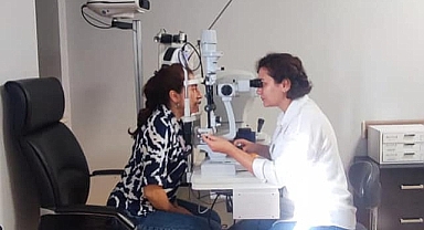 Çan Devlet Hastanesi'nde Göz Kliniği Tedaviye Başladı
