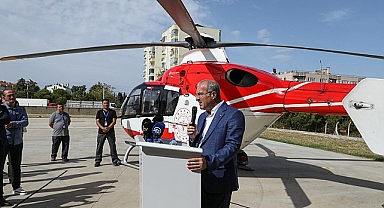 Çanakkale'de Ambulans Helikopter Göreve Başladı