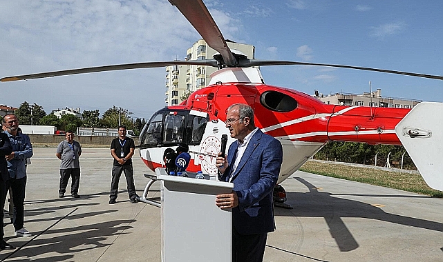 Çanakkale'de Ambulans Helikopter Göreve Başladı