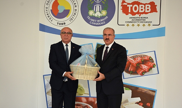 Çanakkale Ticaret Borsası Başkanı Deniz, ''Türkiye'de 7 Ürünümüz 1.Sırada''