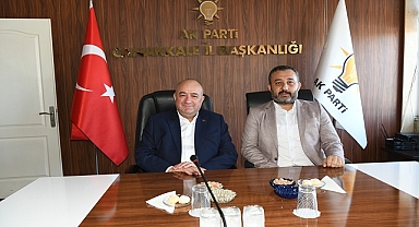 Gider’den AK Parti Merkez İlçe Başkanı Barış’a “hayırlı olsun” ziyareti