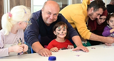 Biga’da Çocuk kış oyunlarına hız kesmeden devam ediliyor.