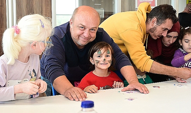 Biga’da Çocuk kış oyunlarına hız kesmeden devam ediliyor.