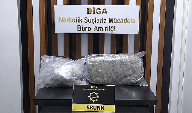 Biga'da Uyuşturucu ile yakalanan  3 şüpheli tutuklandı!